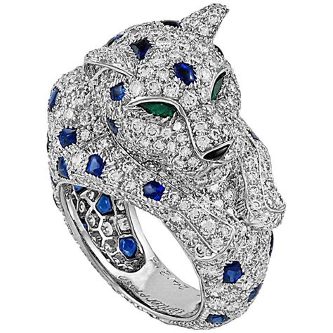 cartier diamond mens ring|cartier men's jaguar ring.